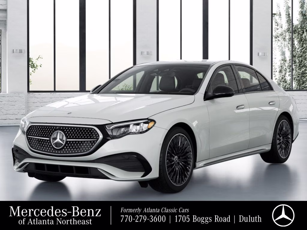 2026 Moonlight White Metallic Mercedes-Benz E-Class E 350 RWD Sedan