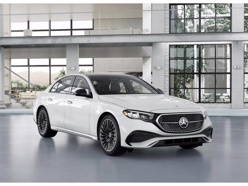 2026 Moonlight White Metallic Mercedes-Benz E-Class E 350 RWD Sedan