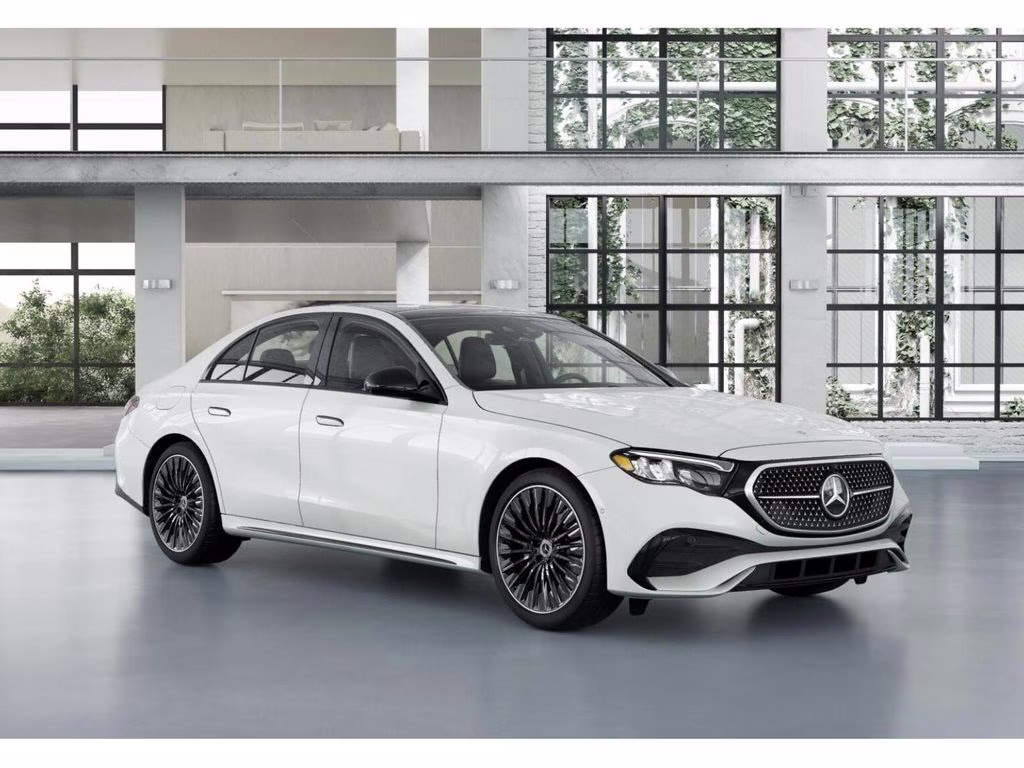 2026 Moonlight White Metallic Mercedes-Benz E-Class E 350 RWD Sedan