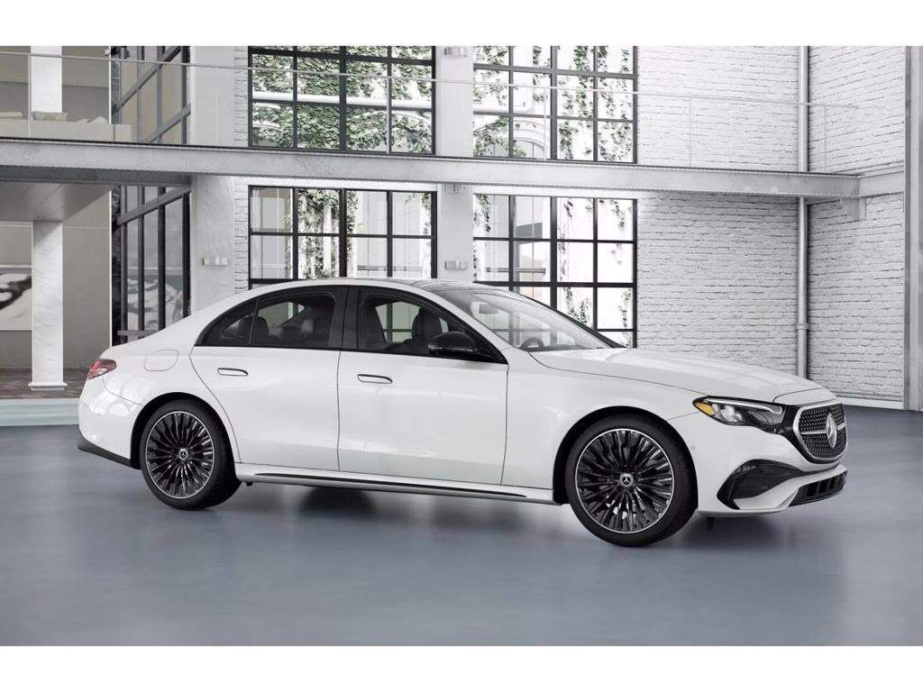 2026 Moonlight White Metallic Mercedes-Benz E-Class E 350 RWD Sedan