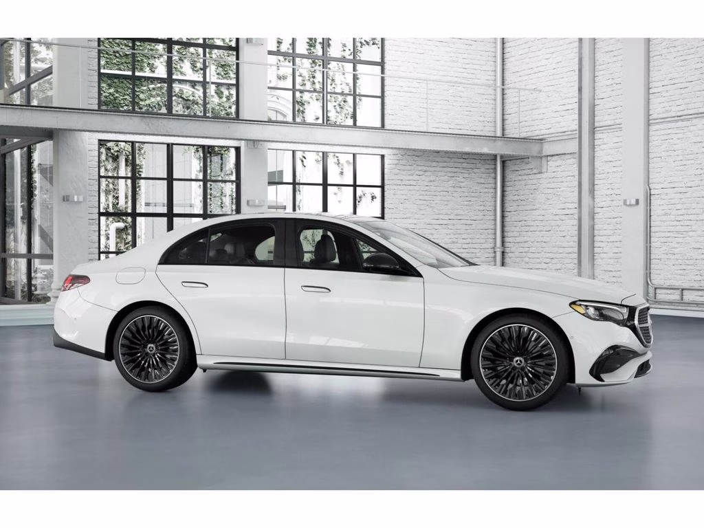 2026 Moonlight White Metallic Mercedes-Benz E-Class E 350 RWD Sedan