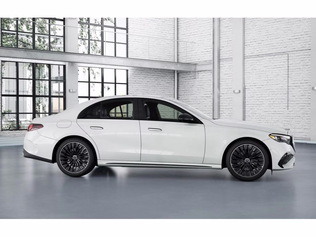 2026 Moonlight White Metallic Mercedes-Benz E-Class E 350 RWD Sedan