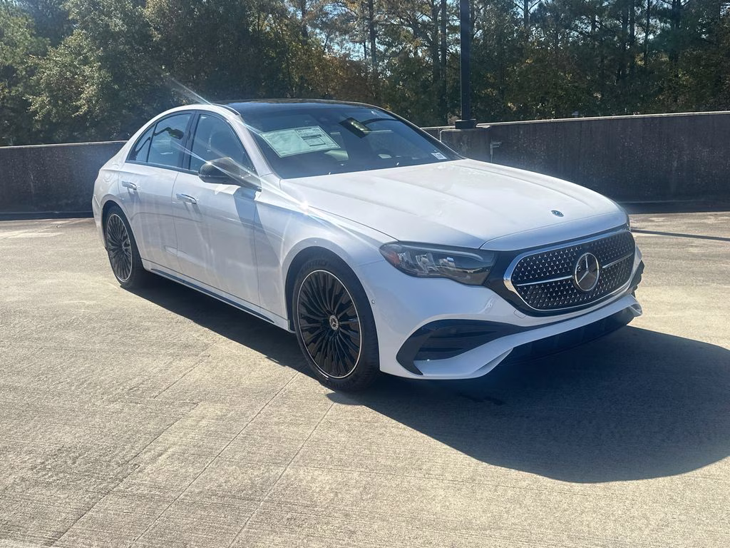 2026 Moonlight White Metallic Mercedes-Benz E-Class E 350 RWD Sedan