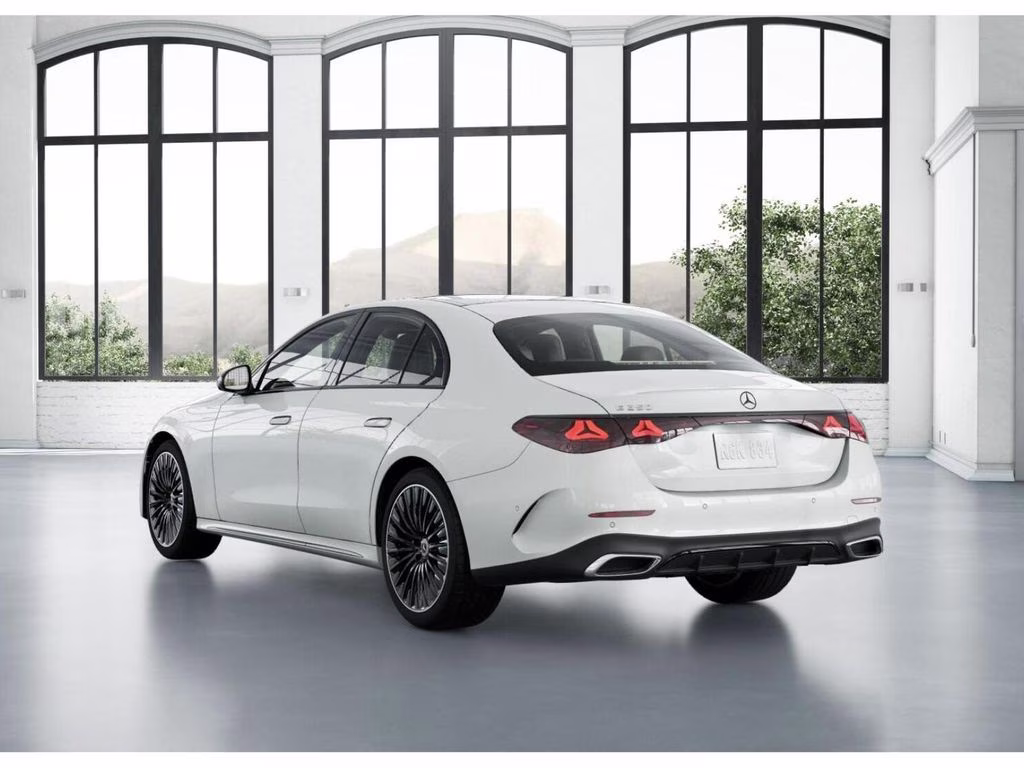 2026 Moonlight White Metallic Mercedes-Benz E-Class E 350 RWD Sedan
