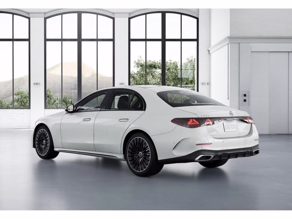 2026 Moonlight White Metallic Mercedes-Benz E-Class E 350 RWD Sedan