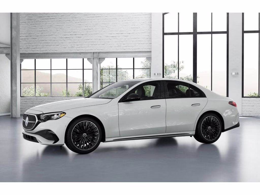 2026 Moonlight White Metallic Mercedes-Benz E-Class E 350 RWD Sedan