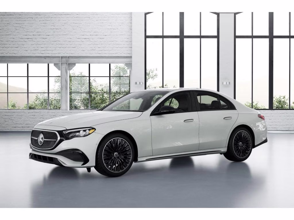 2026 Moonlight White Metallic Mercedes-Benz E-Class E 350 RWD Sedan