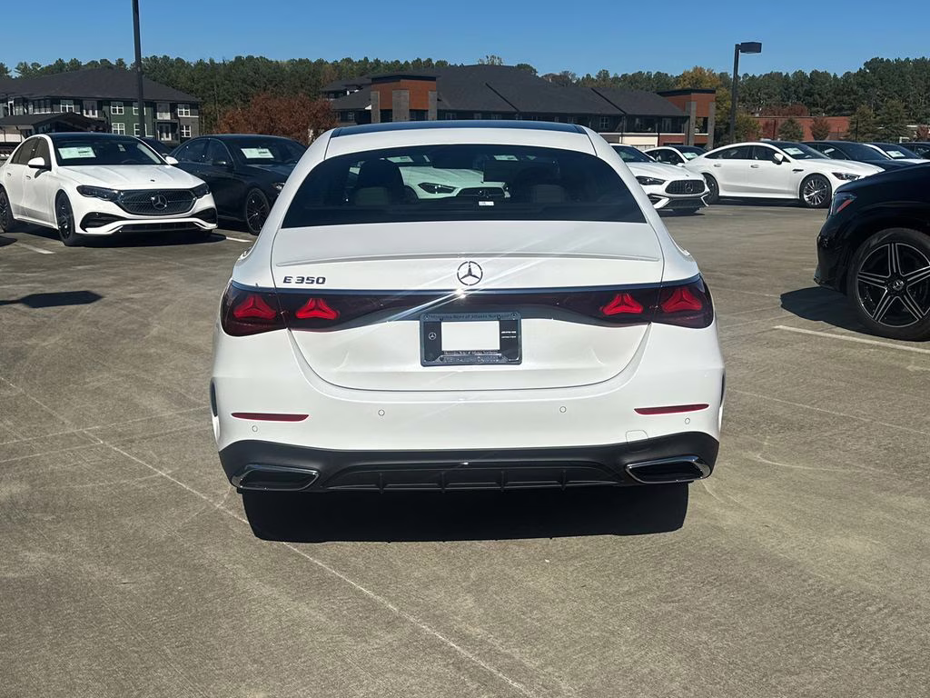 2026 Moonlight White Metallic Mercedes-Benz E-Class E 350 RWD Sedan