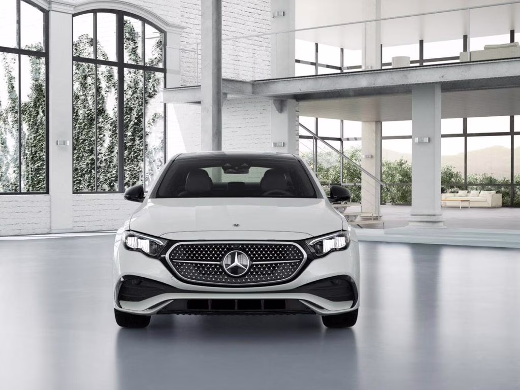 2026 Moonlight White Metallic Mercedes-Benz E-Class E 350 RWD Sedan
