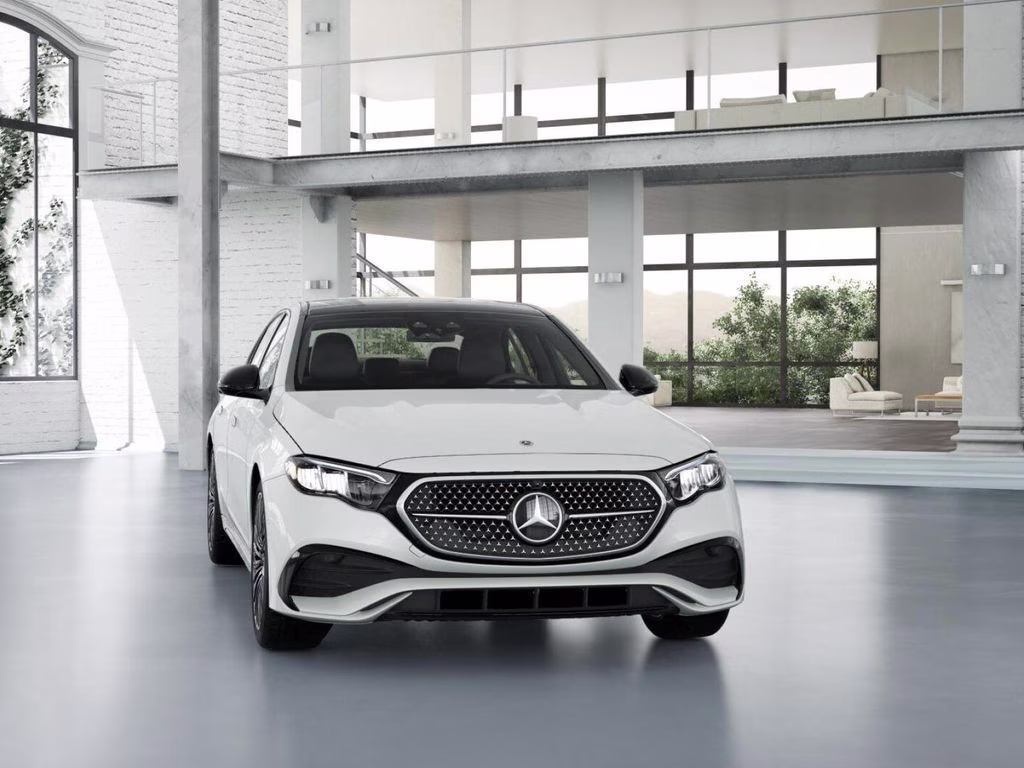 2026 Moonlight White Metallic Mercedes-Benz E-Class E 350 RWD Sedan