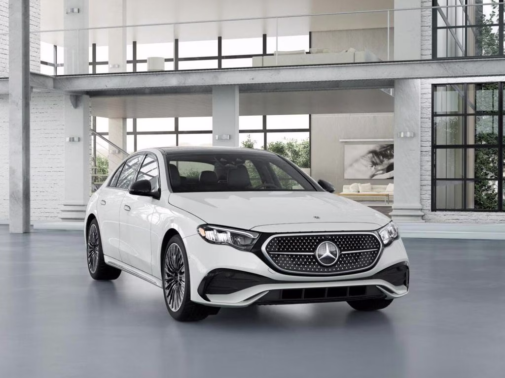 2026 Moonlight White Metallic Mercedes-Benz E-Class E 350 RWD Sedan
