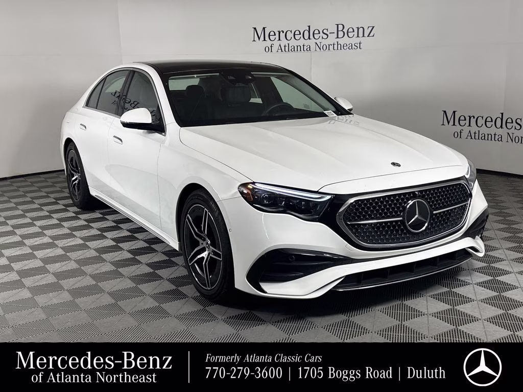 2026 Polar White Mercedes-Benz E-Class E 350 RWD Sedan