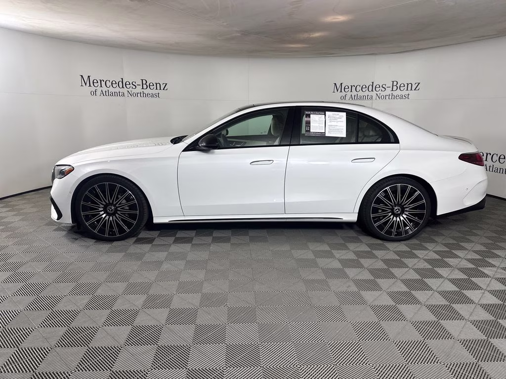 2026 MANUFAKTUR Moonlight White Metallic Mercedes-Benz E-Class E 350 RWD Sedan