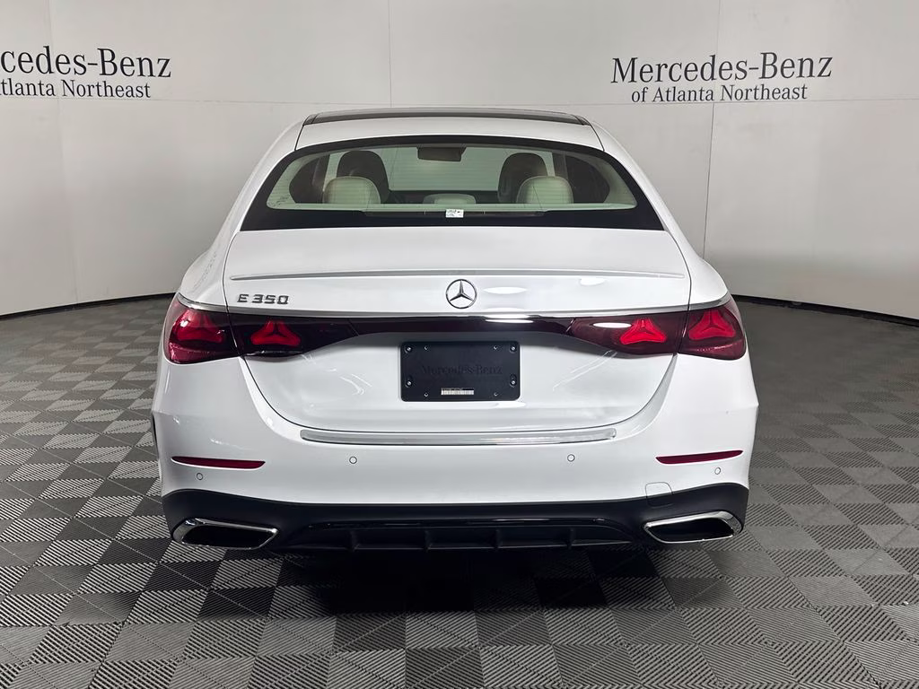 2026 MANUFAKTUR Moonlight White Metallic Mercedes-Benz E-Class E 350 RWD Sedan