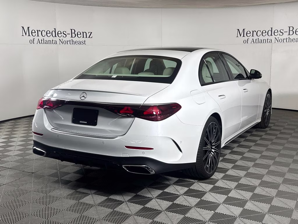 2026 MANUFAKTUR Moonlight White Metallic Mercedes-Benz E-Class E 350 RWD Sedan