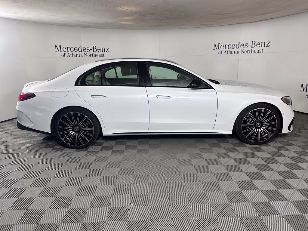 2026 MANUFAKTUR Moonlight White Metallic Mercedes-Benz E-Class E 350 RWD Sedan