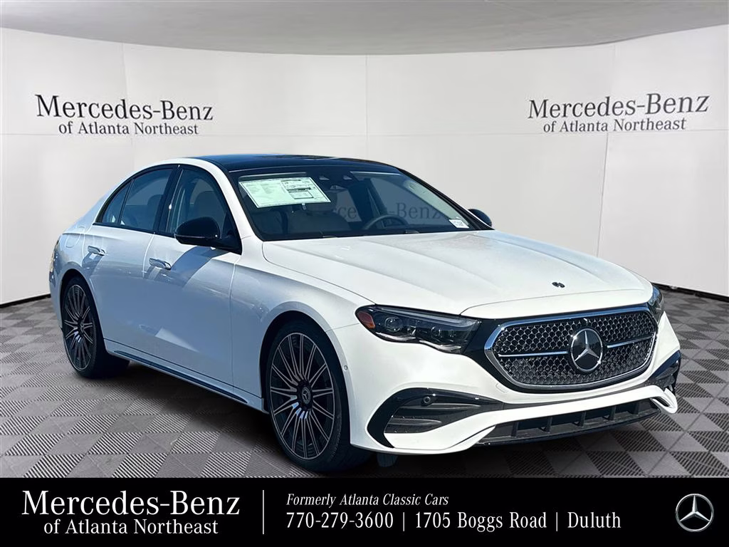 2026 White Mercedes-Benz E-Class E 350 RWD Sedan