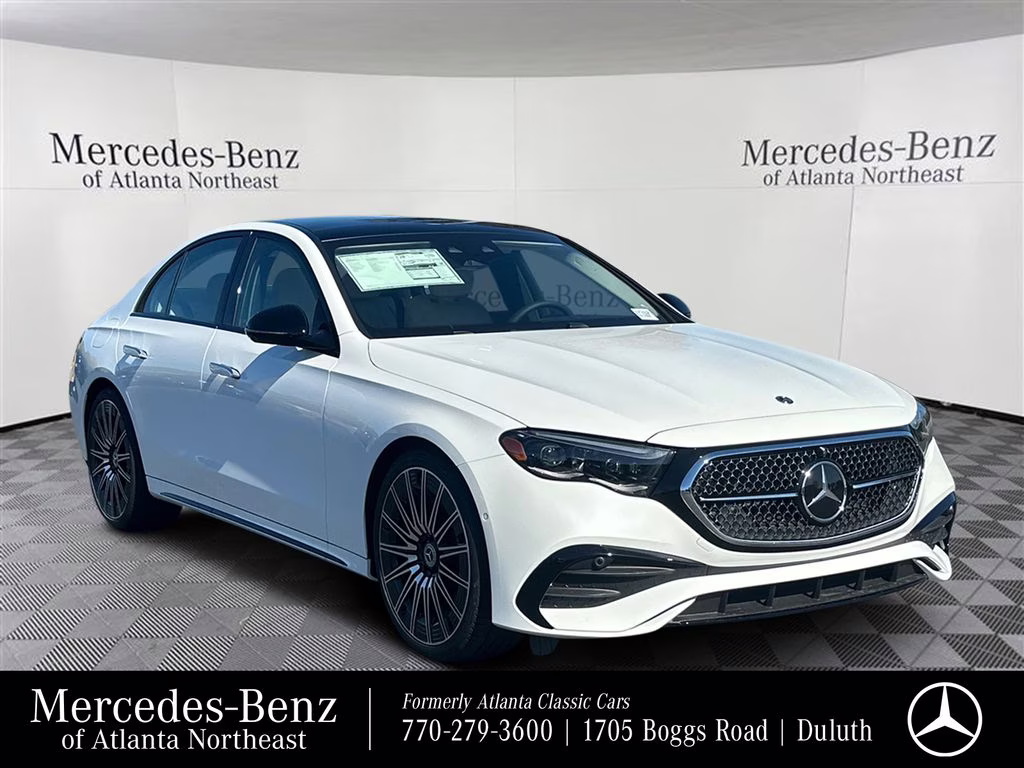 2026 White Mercedes-Benz E-Class E 350 RWD Sedan