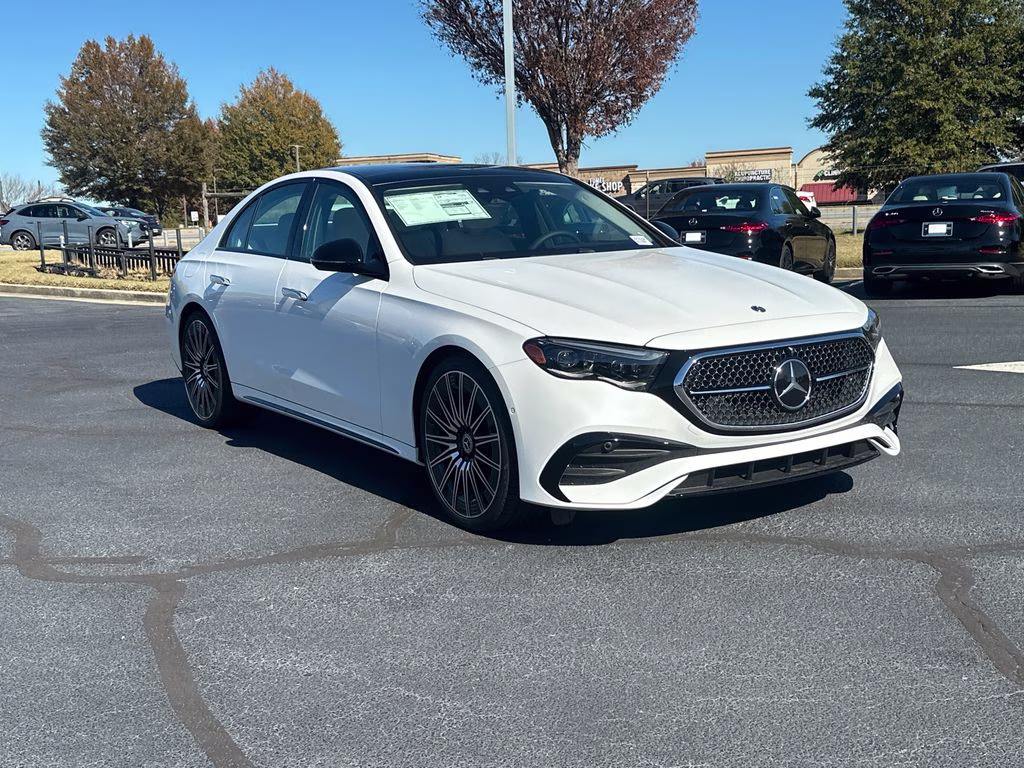 2026 White Mercedes-Benz E-Class E 350 RWD Sedan