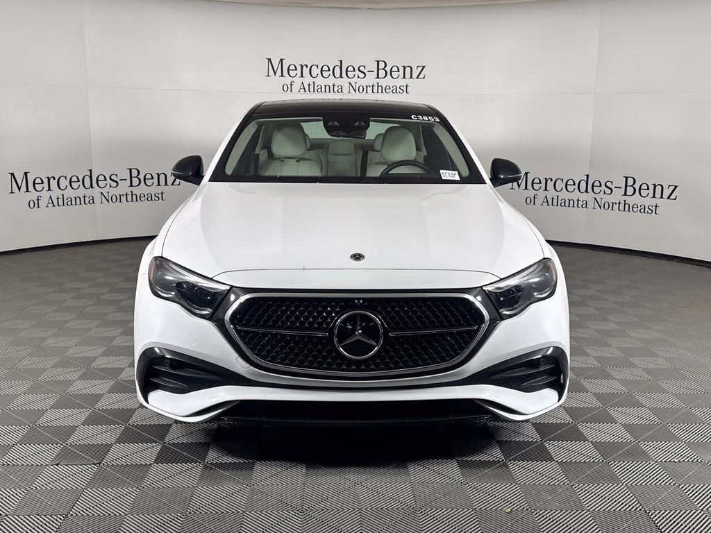 2026 MANUFAKTUR Moonlight White Metallic Mercedes-Benz E-Class E 350 RWD Sedan