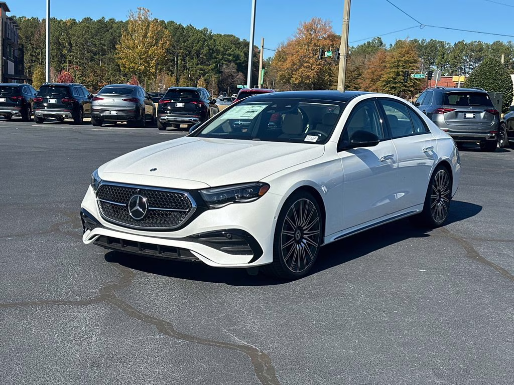 2026 White Mercedes-Benz E-Class E 350 RWD Sedan