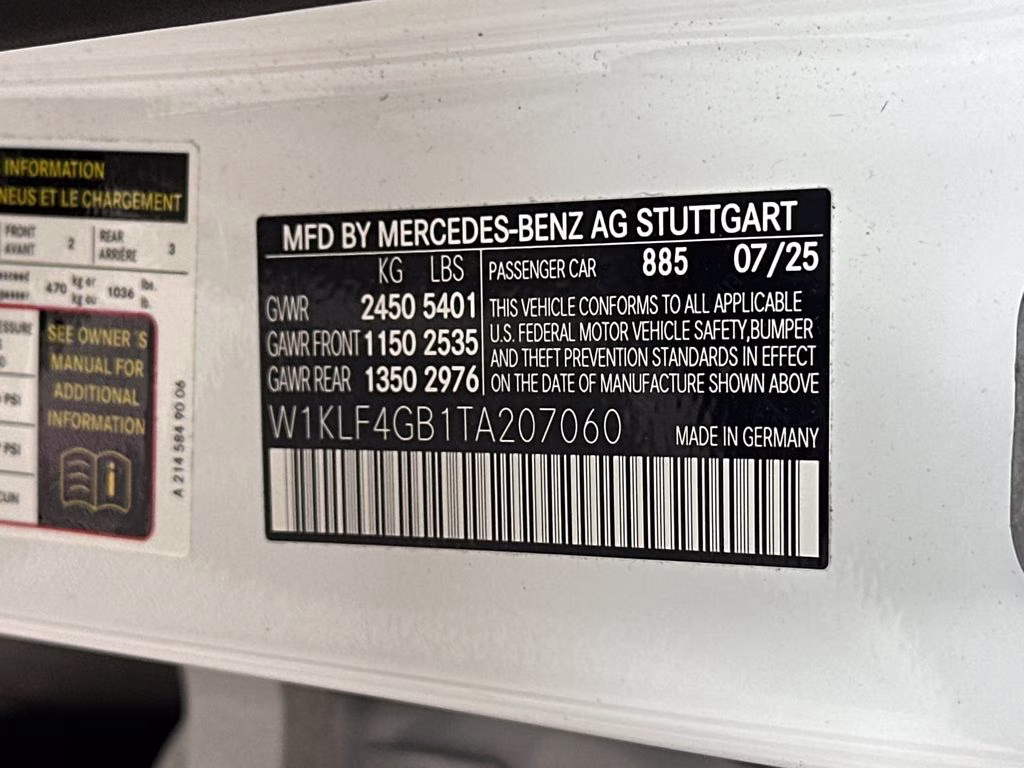 2026 MANUFAKTUR Moonlight White Metallic Mercedes-Benz E-Class E 350 RWD Sedan