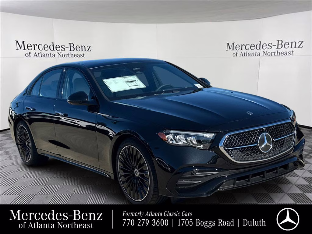 2026 Obsidian Mercedes-Benz E-Class E 350 RWD Sedan