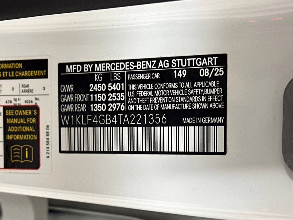 2026 Polar White Mercedes-Benz E-Class E 350 RWD Sedan