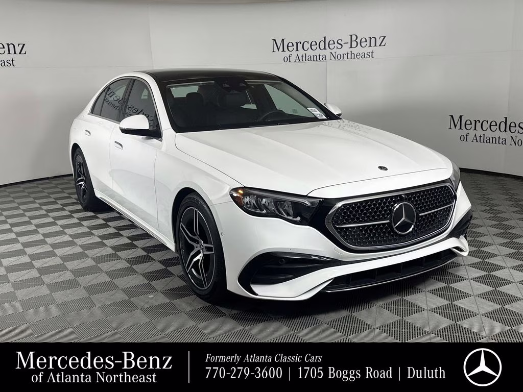 2026 Polar White Mercedes-Benz E-Class E 350 RWD Sedan