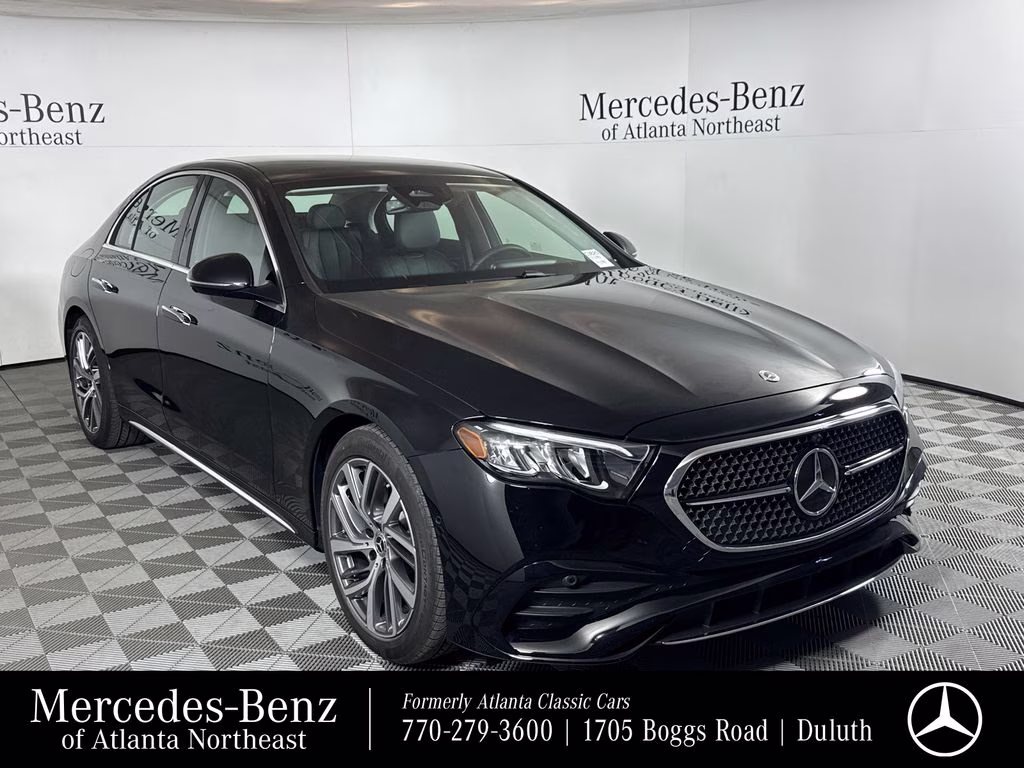 2026 Black Mercedes-Benz E-Class E 350 RWD Sedan