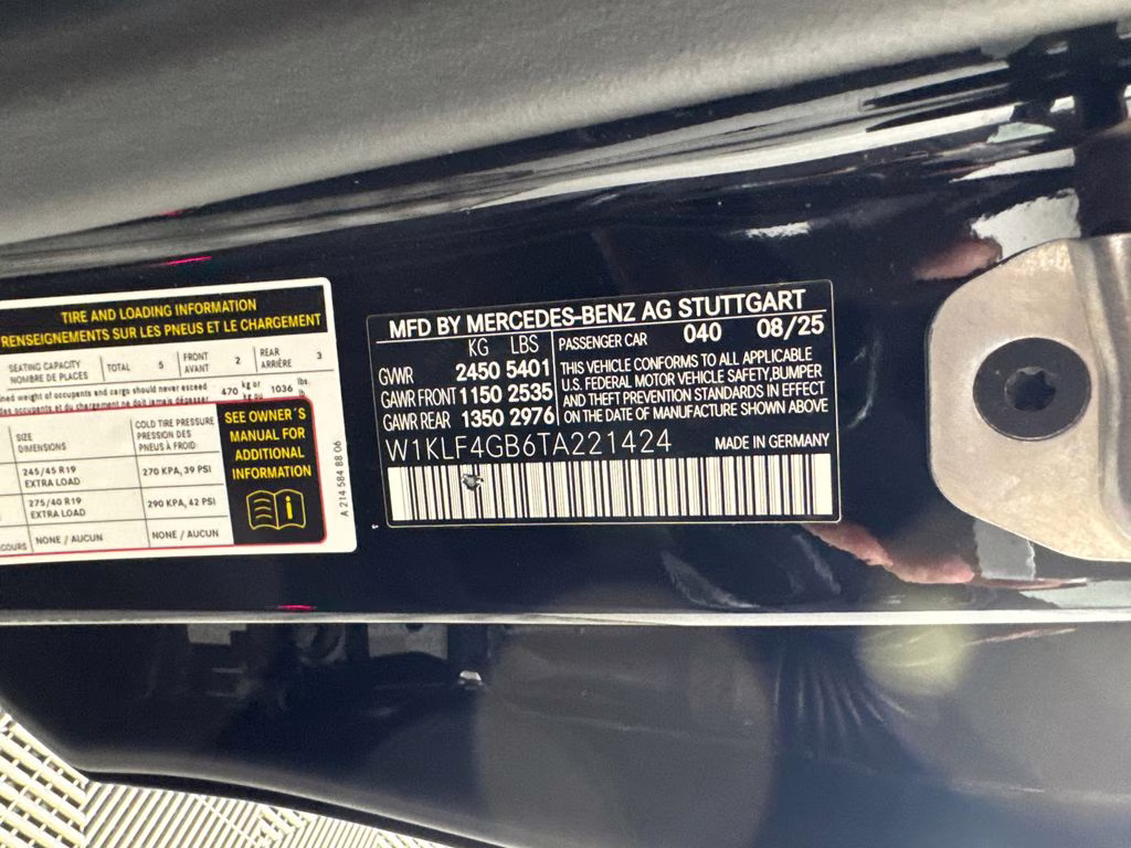 2026 Black Mercedes-Benz E-Class E 350 RWD Sedan