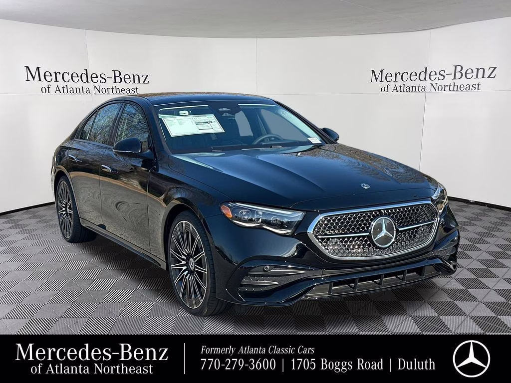 2026 Black Mercedes-Benz E-Class E 350 RWD Sedan