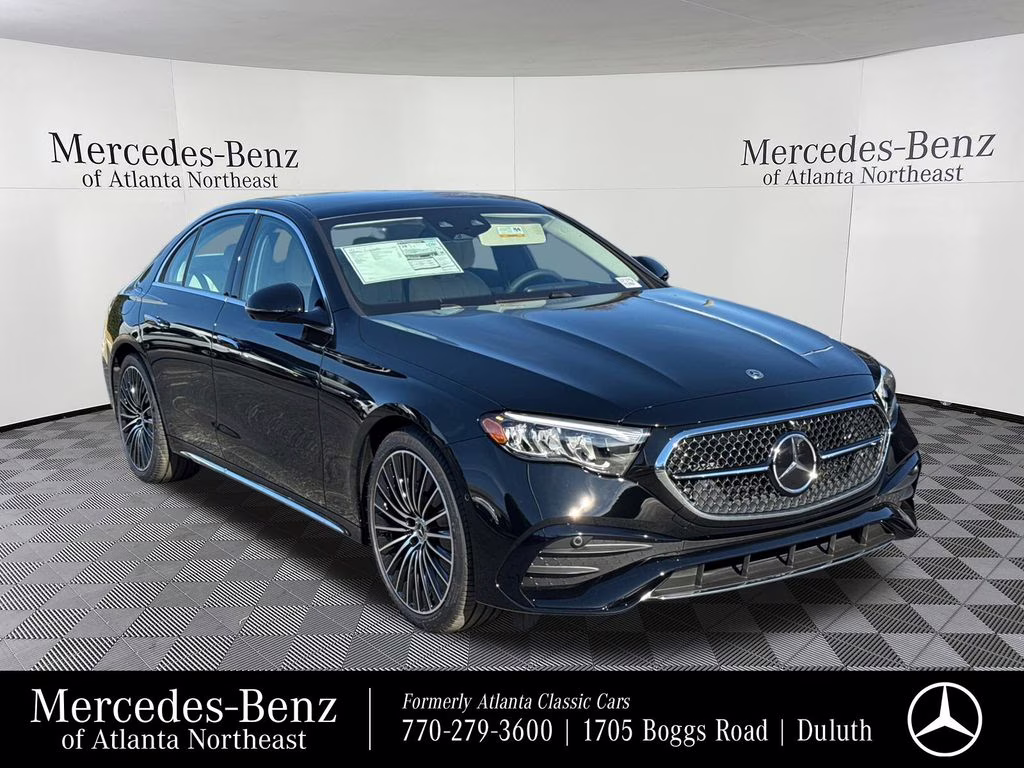 2026 Black Mercedes-Benz E-Class E 350 RWD Sedan