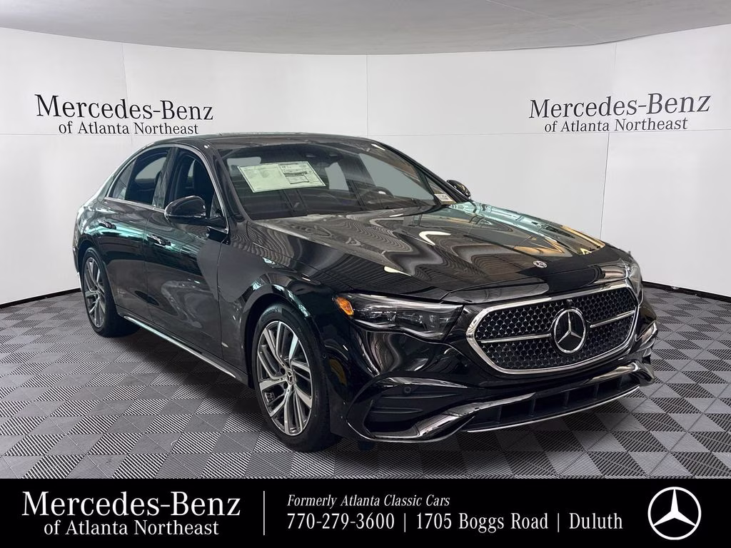 2026 Black Mercedes-Benz E-Class E 350 RWD Sedan