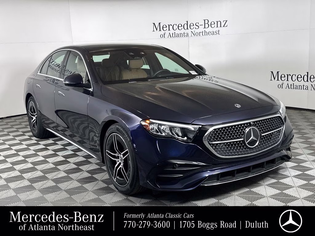 2026 Nautical Blue Metallic Mercedes-Benz E-Class E 350 AWD Sedan