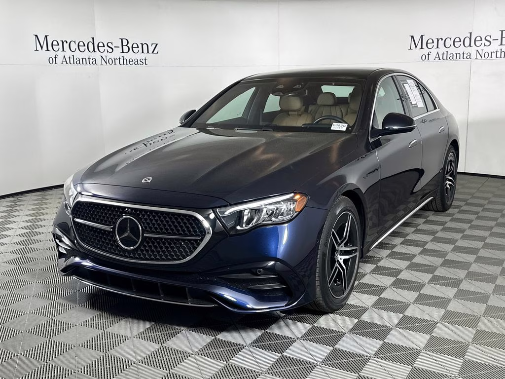 2026 Nautical Blue Metallic Mercedes-Benz E-Class E 350 AWD Sedan