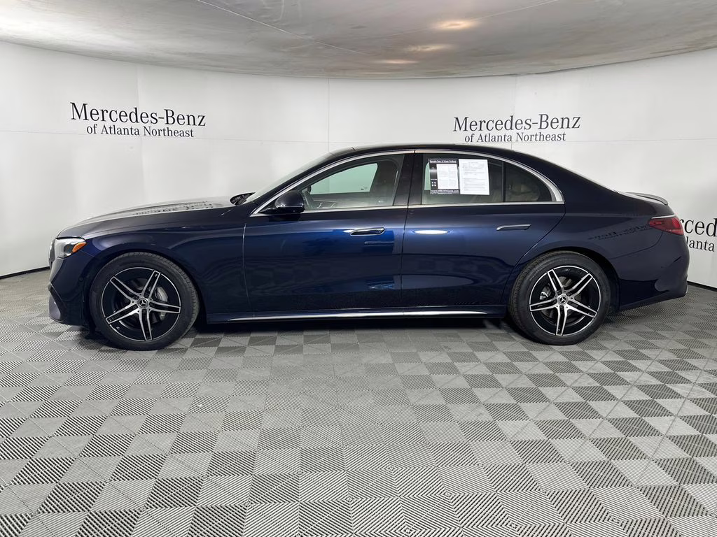 2026 Nautical Blue Metallic Mercedes-Benz E-Class E 350 AWD Sedan