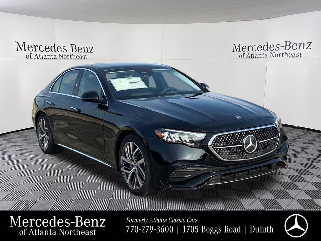 2026 Black Mercedes-Benz E-Class E 350 AWD Sedan