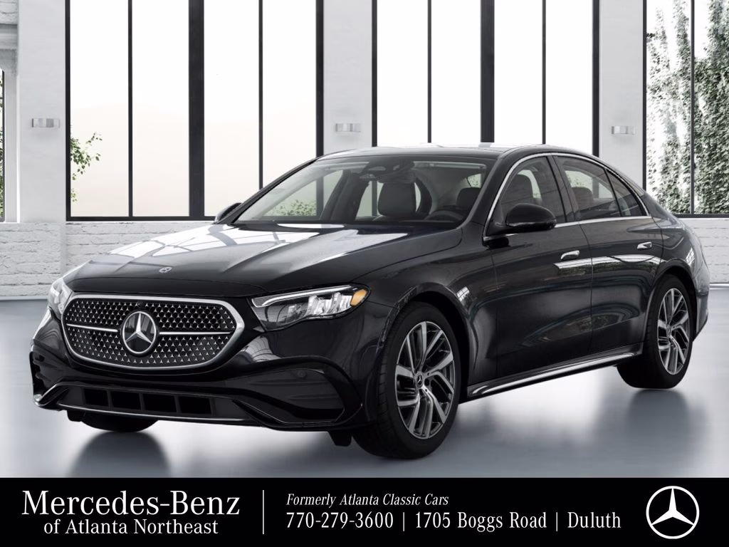 2026 Black Mercedes-Benz E-Class E 350 AWD Sedan