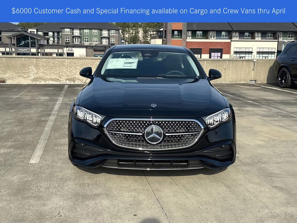 2026 Black Mercedes-Benz E-Class E 350 AWD Sedan