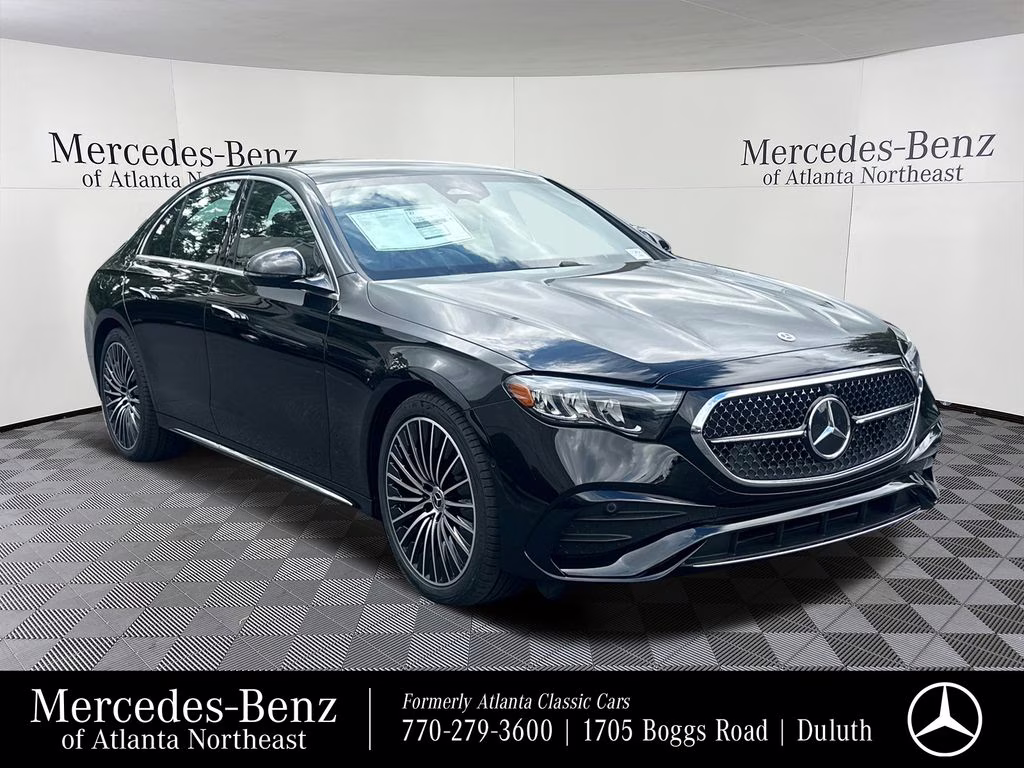 2026 Black Mercedes-Benz E-Class E 350 AWD Sedan