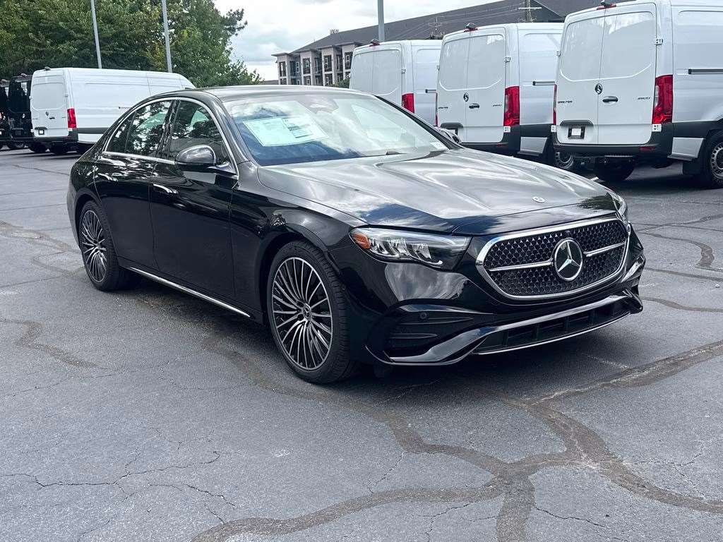 2026 Black Mercedes-Benz E-Class E 350 AWD Sedan