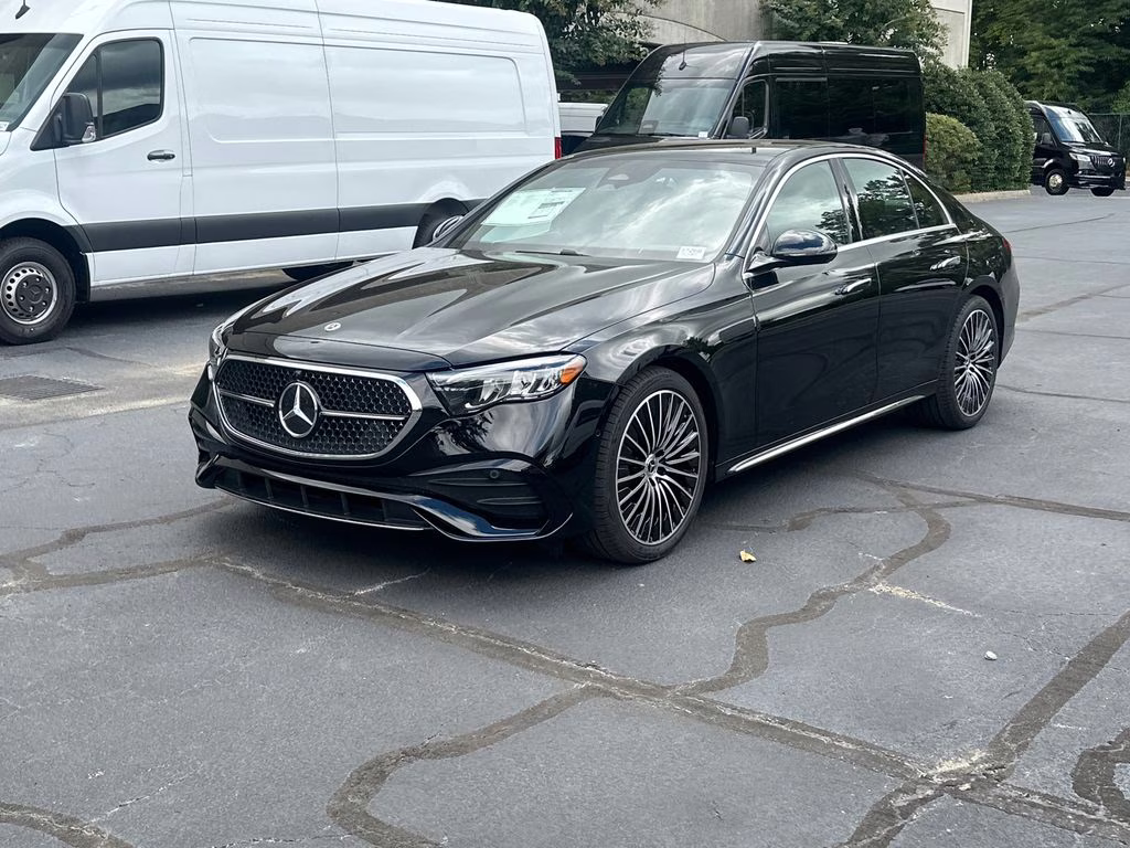 2026 Black Mercedes-Benz E-Class E 350 AWD Sedan