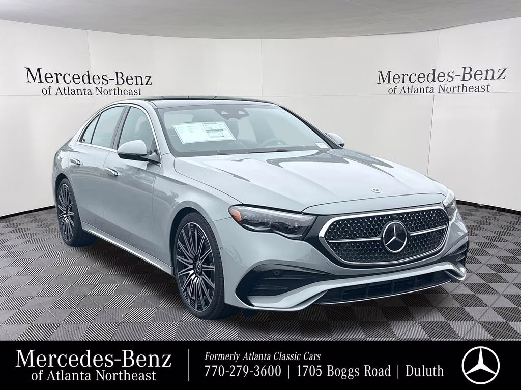 2026 Gray Mercedes-Benz E-Class E 450 AWD Sedan