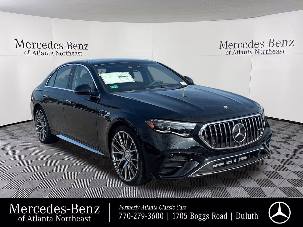 2026 Black Mercedes-Benz E-Class E 53 AMG AWD Sedan