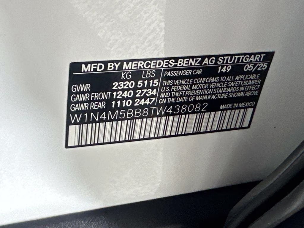 2026 Polar White Mercedes-Benz GLB GLB 35 AMG AWD SUV