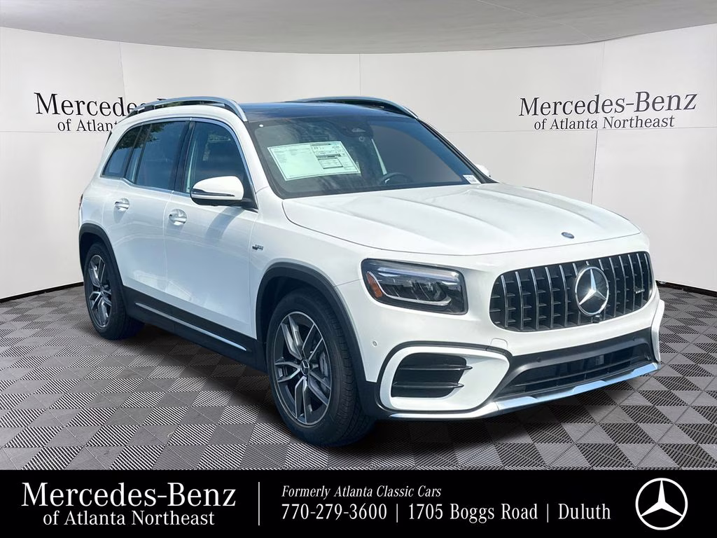 2026 White Mercedes-Benz GLB GLB 35 AMG AWD SUV