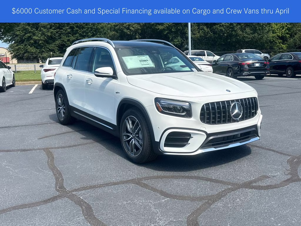 2026 White Mercedes-Benz GLB GLB 35 AMG AWD SUV