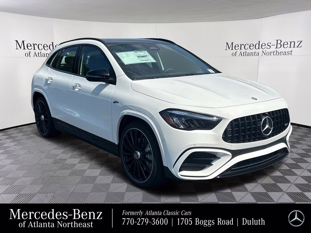 2026 White Mercedes-Benz GLA GLA 35 AMG AWD SUV