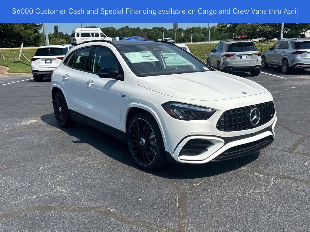 2026 White Mercedes-Benz GLA GLA 35 AMG AWD SUV